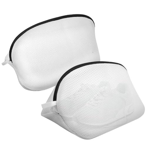 Bolsas de almacenamiento de malla con cremallera para guardar calcetines 8