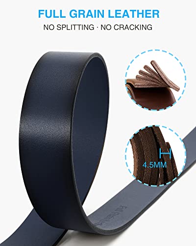 Image of CHAOREN Full Grain Leather Belt for Men, Work Belts for Men Heavy Duty, Daily Wear for Jeans Pants