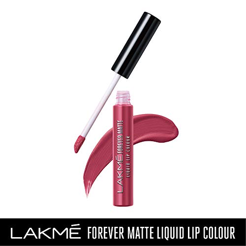 LAKMÉ Forever Matte Liquid Lip Colour, Pink Punch, 5.6ml - Image 3