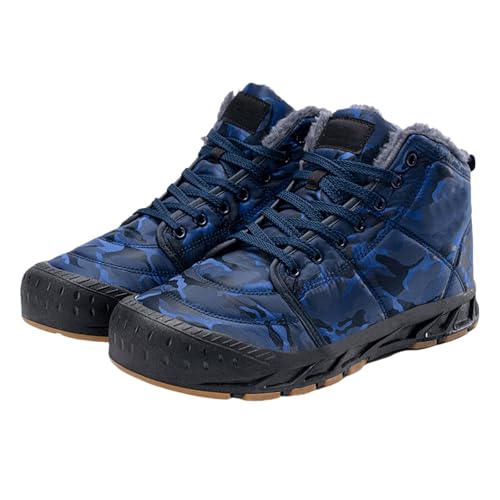 kosopse Zapatos de hombre Botas de nieve de invierno Moda en frío Zapatos Correr Hombres, azul, 40 EU