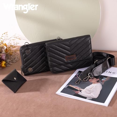 Wrangler Crossbody Wallet Purses for Women Rfid Blocking Wallet Purses with Crossbody Strap4