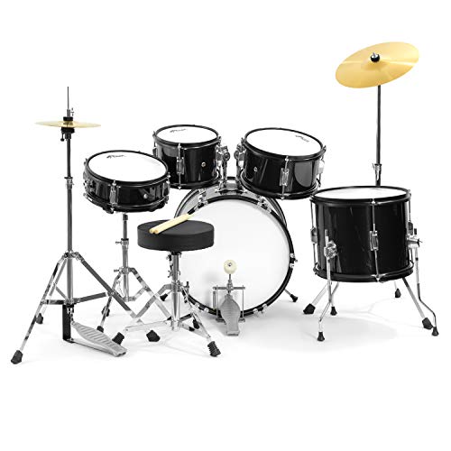 Batería infantil de 5 piezas con caja clara y toms para aprender música 2