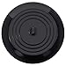 Bouchons pour Baignoire Silicone Bouchon d'évier Bouchon evier de cuisine 15,3 CM de diamètre pour Les Cuisines, Salles de Bains et Blanchisseries Bouchon de Vidange Universels Bouchon(1 pcs, Noir)