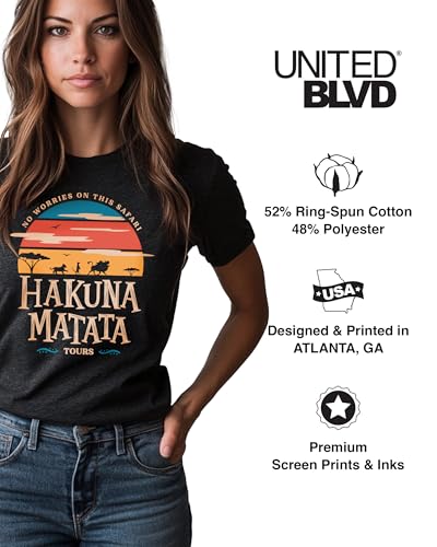 Hakuna Matata Tours Character Unisex T-Shirt|Cartoon Vintage Graphic Tee|Perfect for Vacation & Casual Wear2