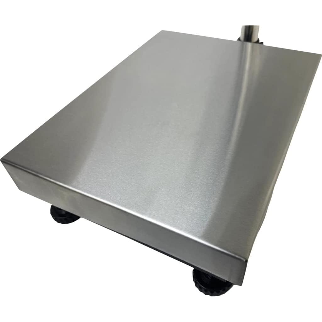 SellEton SL-916-16x12 Industrial Bench Scale 16” x 12” Stainless Steel Platform & Indicator 400 lb Capacity x 0.02 lb Accuracy