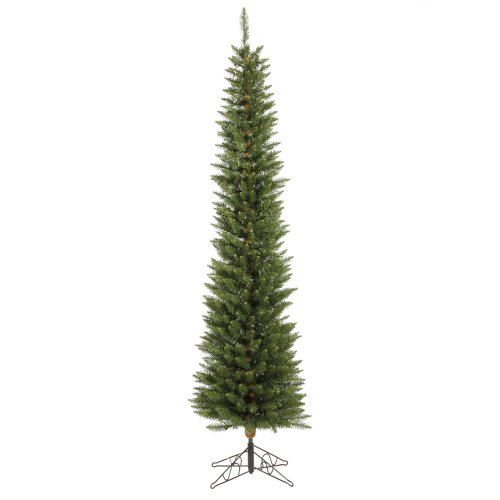 Vickerman 5.5' Durham Pine Artificial Christmas Tree - Unlit - Faux - Seasonal Indoor Home Decor - Reliable and Durable - Skinny