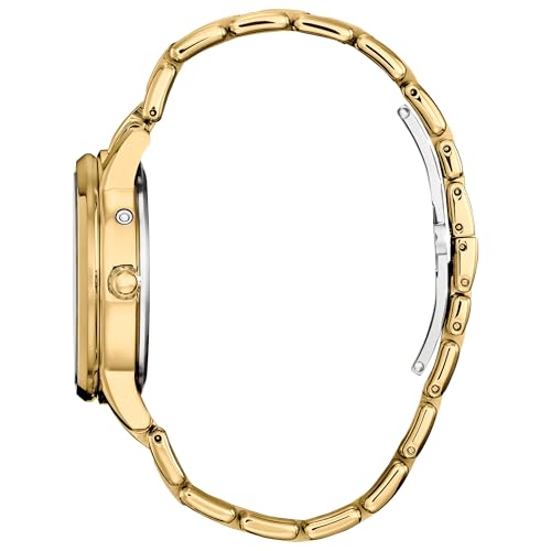 Image of Citizen Women's Eco-Drive Calendrier, Moon Phase Diamond Accents Dial, Stainless Case and Bracelet Watch, Month /Day /Date