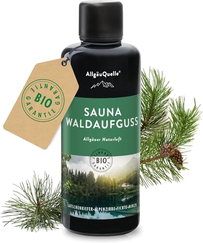 AllgäuQuelle® Saunaaufguss [100% reine Bio Öle] Naturluft...