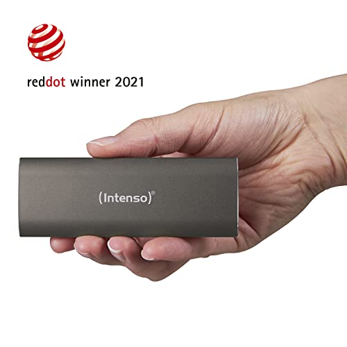 Intenso 3825460 Externe SSD Professional, 1 TB, Portable Solid State Drive, USB 3.1, bruin-metallic, aluminium, 1 TB - Image 3