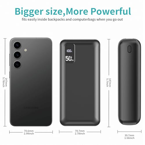 Poiytl Power Bank 50000Mah 22.5W Fast Charging Portable Charger Usb-C Quick Charge With 3 Outputs & 2 Inputs Led Display Huge Capacity External Battery Pack For Most Electronic Devices On The Market thumb #3