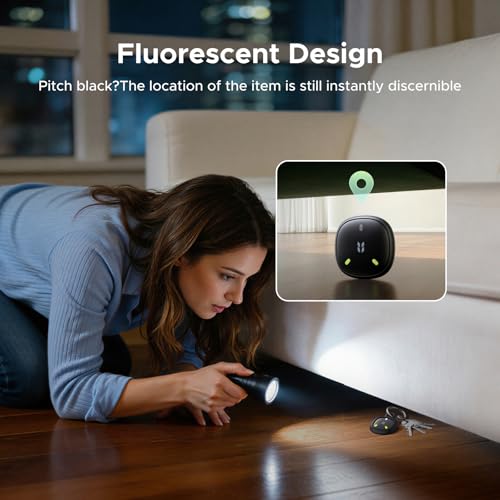 Image of UGREEN FineTrack Mini2 Air Tracker Tags (iOS Only) 4 Pack,Bluetooth Tracker Compatible with Apple Find My, Item Finder Smart Tag for Keys,Luggage
