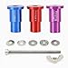 Dioche Rear Shock Bushing Tool, Anti-Rust Rear Shock Eyelet Bushing Removal and Installation Tool with 3 Adapters for Rockshox Mountain Road and s