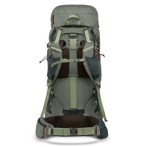 Image of Kelty Glendale 65L to 105L Internal Frame Backpack - Multi-day Backpacking Thru Hiking Pack, Adjustable Suspension, Customized Fit (Sea Spray, 65L)