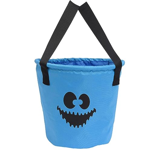 Cestino Dolce o aspro | Borsa Raccapricciante Dolce o aspro con Catena Luminosa, Accessorio per Costume di Halloween per Caramelle, Biscotti, Cioccolato, Giocattoli, Libri, Oggetti di Scen