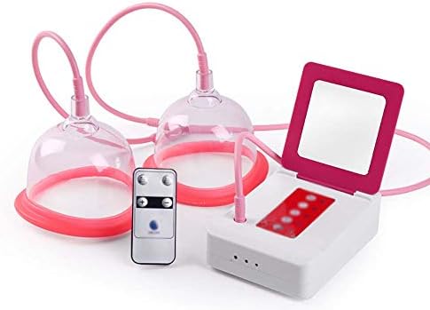 XGuang Electric Breast Enhancement Instrument, Breast Sagging Enlargement Home Breast Enlargement Silicone with Remote Control Home Health Care Women Beauty Tool,D Cup 14.5