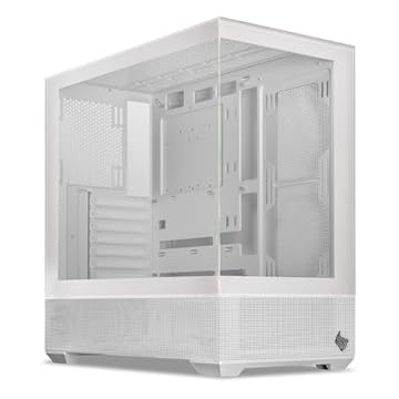 Gabinete Gamer Pichau Magpie 4X, Mid-Tower, Lateral de Vidro, Branco, PG-MAG4X-WH