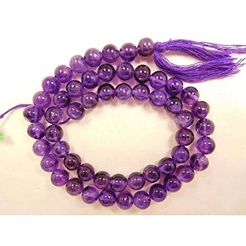 Perles améthyste naturelle 6mm pour fabriquer bracelet en pierre