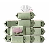 Bc Babycare Cloud Moist Baby Wipes, Thick & XL, 99% Water, Ultra-Hydrating, Unscented, Hypoallergenic for Sensitive Skin, Biodegradable, 12 Flip-Top, 960 Count