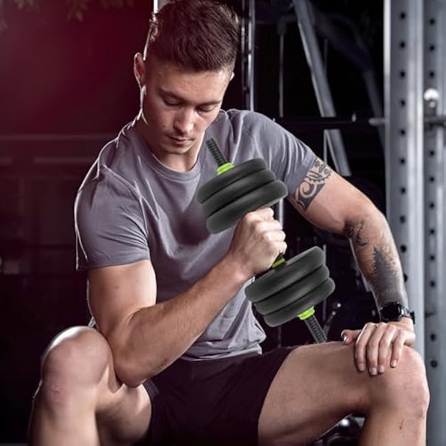 Adjustable Dumbbell Set, Adjustable Weights 30/44 /66/88 LBS Free Weight Set for Home Gym