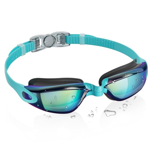 Image of Aegend Swim Goggles, Swimming Goggles No Leaking Full Protection Adult Men Women Youth