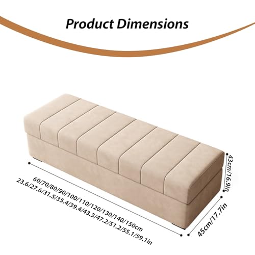 Banc d'entrée rectangle 70 cm avec rangement chaussures modèle G - 3