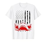 Slingshot Car American USA Flag Patriotic Sling Shot T-Shirt