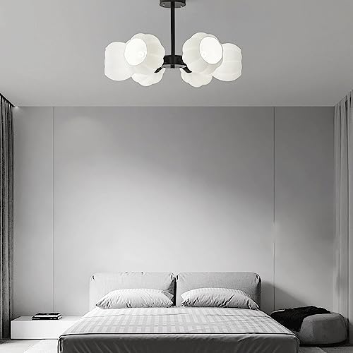 Chandelier minimaliste italien 6 G9 dimmable pour eclairage de salon - 4