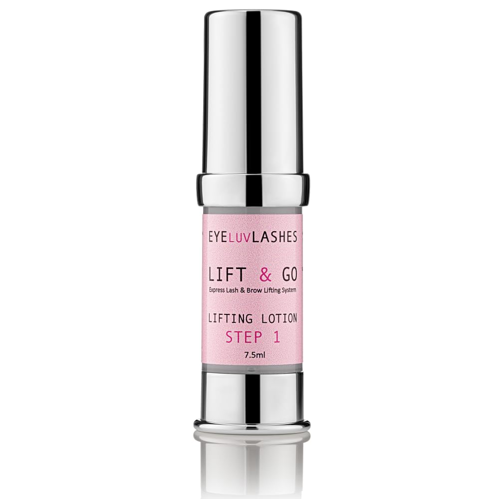 Lash Lifting Brow Lamination Lifting Lotion Step 1 Bottle Vegan Cruelty Free Eyeluvlashes LIFTING PERMING LOTION STEP 1 (7.5ML AIRLESS PUMP BOTTLE)