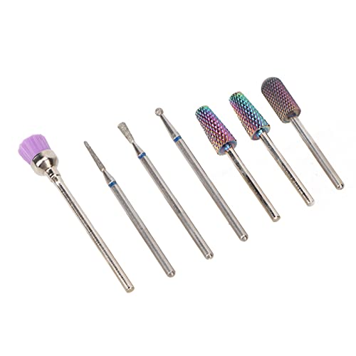 Set de 7 Puntas para Torno de Uñas Acero Inoxidable miniatura 6
