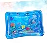 TOYANDONA Alfombra Inflable con Agua para Bebés Cojín de Gateo Sensorial Tapete de Diseño Pequeño Cuadrado con Mundo Submarino para Actividades Infantiles y Desarrollo Motor #4