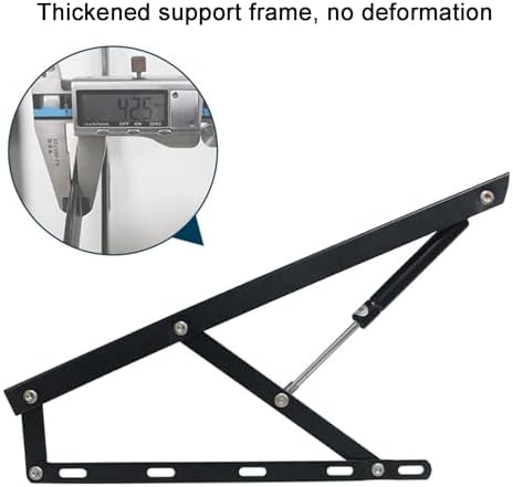 Heavy Duty Hydraulic Bed Lift Mechanism Gas Spring Storage Lift Kit for Beds 70kg Load Capacity 108cm Length Perfect for Space Optimization and Convenience
