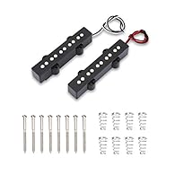 HIGH QUALITY: This jazz bass pickup is made of qualified magnets, plastic and other materials, solid, firm and to use, ensures a long service time. PACKING LIST: 2 x Bass Pickups,8 x Screws,8 x Springs. Comes with springs and screws. PACKING LIST: 2 ...