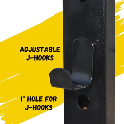 Image of HASHTAG FITNESS Power Squat Rack for Home Gym Made by 4 X 2 (Gym Power Rack & Gym equipments for Home)