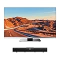 SYLVOX Smart RV TV with Soundbar, 24 inch 12V TV with DVD Player Built-in, 1080P FHD, Android Smart Free Download APPs, Support WiFi Bluetooth, 2 HDMI & 2 USB, AC/DC Powered, Frameless Design
