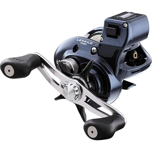 Daiwa Lexa-LC 6.3:1 Line Counter Baitcast Right Hand Fishing Reel - LEXA-LC300H,Blue