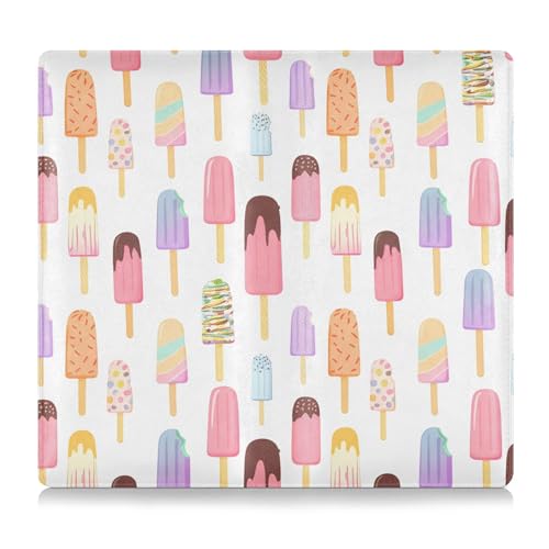 Kigai Ice Cream Popsicles Car Registration and Insurance Holder Vehicle Glove Box Organizer Car Document Holder for Driver's License and Cards
