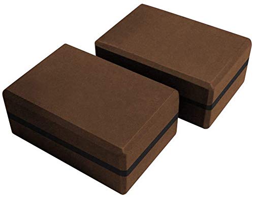 HZWLF Hilfsmittel Eva Foam Yoga-Steine ​​mit hoher Dichte (1 Packung) zur Verbesserung von Posen und Flexibilität Umweltfreundlicher Stützblock
