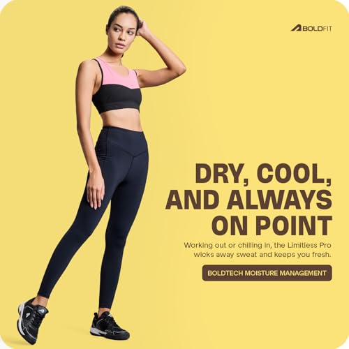 Image of Boldfit Gym Leggings for Women high Waist Tights for Women Gym Pants for Woman Stretchable high Waist Leggings for Woman Breathable Workout Pant for Exercise, Yoga, Running & Sports Tights for Girls