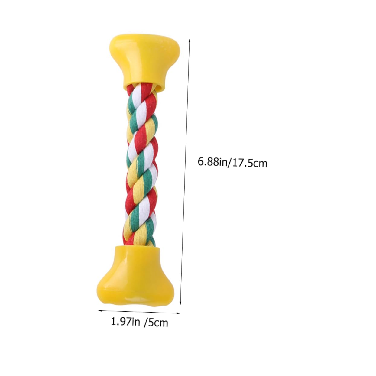 KESYOO Interactive Dog Shaped Cotton Rope Chewing for Cats Dogs Molar for Teeth Cleaning Reduces Plaque for Pet Training Relaxation