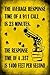 The Average Response Novelty Metal Large Parking Sign LGP-1439