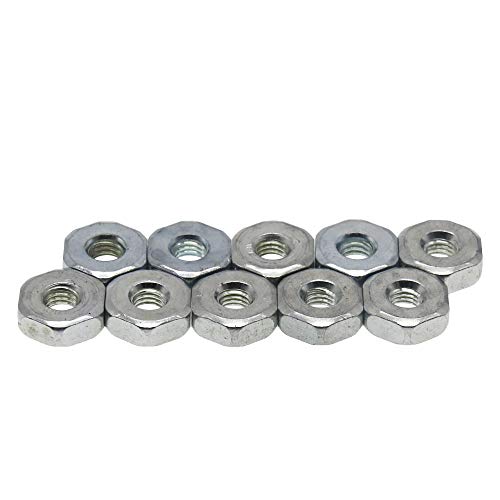 QHALEN Replacement 10Pcs Bar Nuts for STIHL Chainsaw MS170 MS180 MS230 MS250 MS380 MS381 017 018 023 025