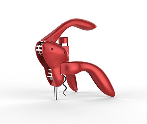 Metrokane Houdini Lever Corkscrew with Foil Cutter and Extra Spiral Metallic Red ASIN B00022K2D6 View on Amazon Submit and continue 8 x 2-34 x 7-14