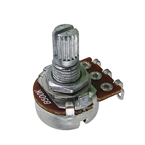 IKN Mini Pots de guitare B500K-ohm Cône linéaire à arbre fendu grossier moleté 15mm potentiomètres avec baïonnette, 10… - Les Beatles, Paul McCartney, John Lennon, RIngo Starr, George Harrison IKN Mini Pots de guitare B500K-ohm Cône linéaire à arbre fendu grossier moleté 15mm potentiomètres avec baïonnette, 10… – Image 4