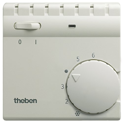 Thermostat intérieur Theben RAM 706 blanc à molette mécanique pour un chauffage stable - 4