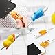 Comioke 8 STÜCKE Tiere Kabel Tiere Kabel Silikon Protector bisse Ladekabel Saver USB Ladekabelschutz Kompatibel mit iPhone/Android