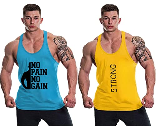 Image of MASCARI Men's Tank Tops Muscle Gym Bodybuilding Vest Fitness Workout Sando -mf