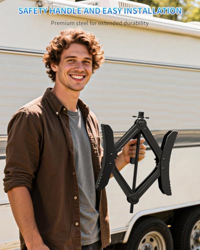 BEBOBLY X-Shaped RV Wheel Stabilizer