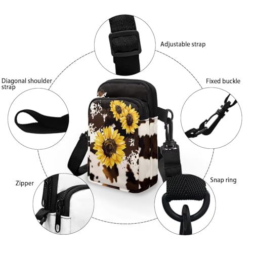 Image of Lightweight Small Crossbody Bags Cell Phone Purses Travel Pouch Shoulder Bag for Women