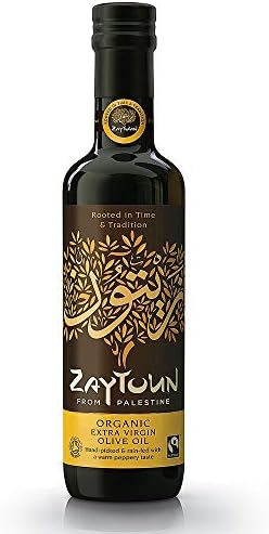 Zaytoun Organic Fairtrade Extra Virgin Olive Oil Md, 500 ML