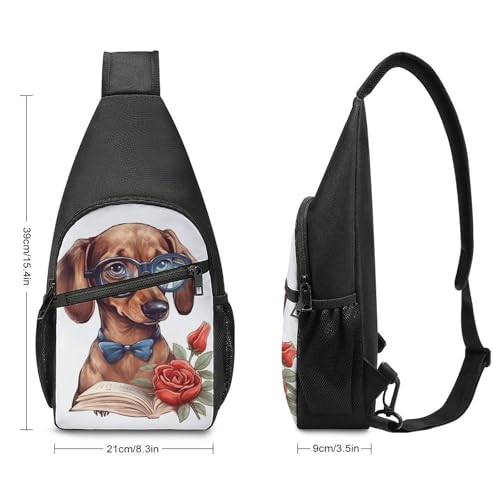 Morral tipo sling bag para trekking y uso casual miniatura 2